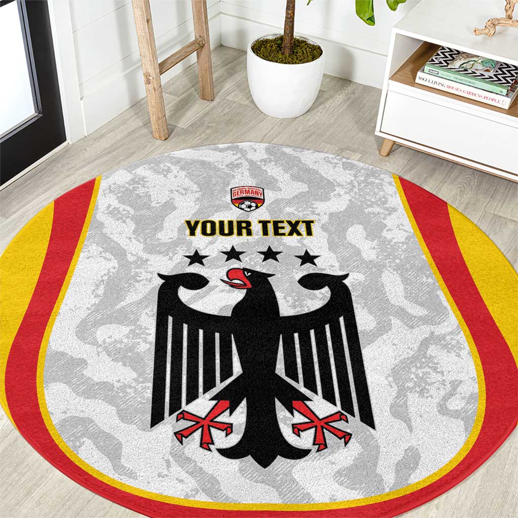 Custom Germany Football Round Carpet 2026 Come On Die Nationalelf - Wonder Print Shop