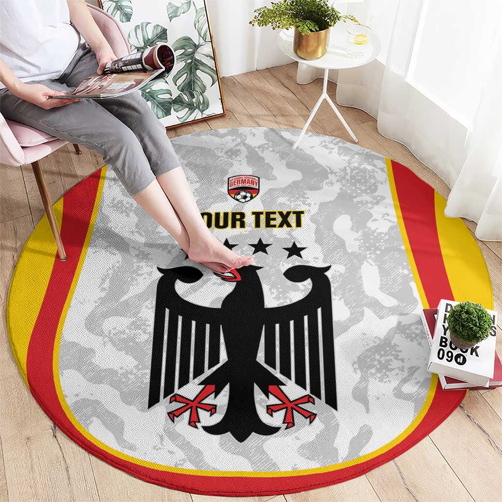 Custom Germany Football Round Carpet 2026 Come On Die Nationalelf - Wonder Print Shop