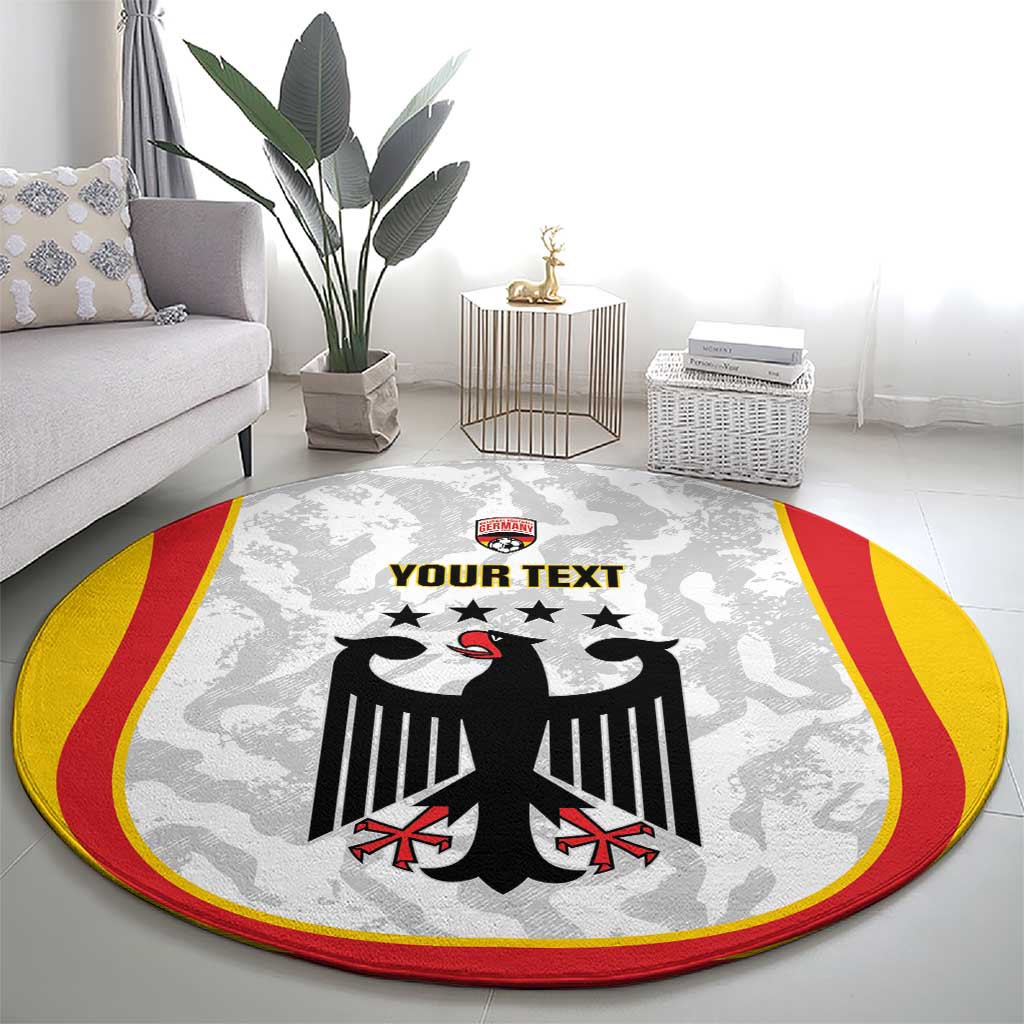 Custom Germany Football Round Carpet 2026 Come On Die Nationalelf - Wonder Print Shop