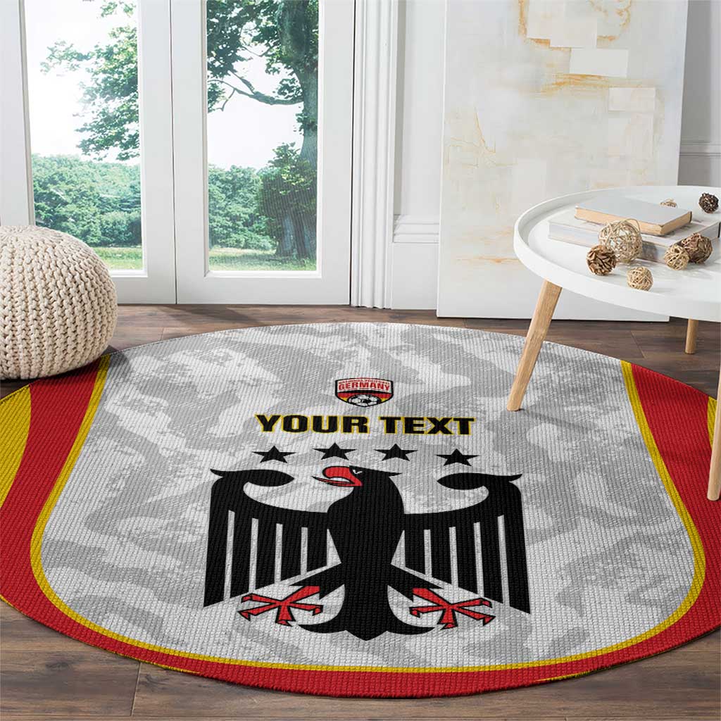 Custom Germany Football Round Carpet 2026 Come On Die Nationalelf - Wonder Print Shop