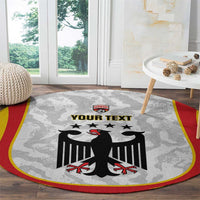 Custom Germany Football Round Carpet 2026 Come On Die Nationalelf - Wonder Print Shop