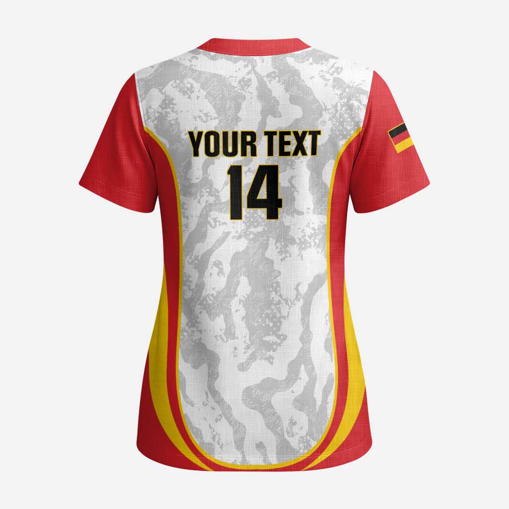 Custom Germany Football Scrub Top 2026 Come On Die Nationalelf - Wonder Print Shop