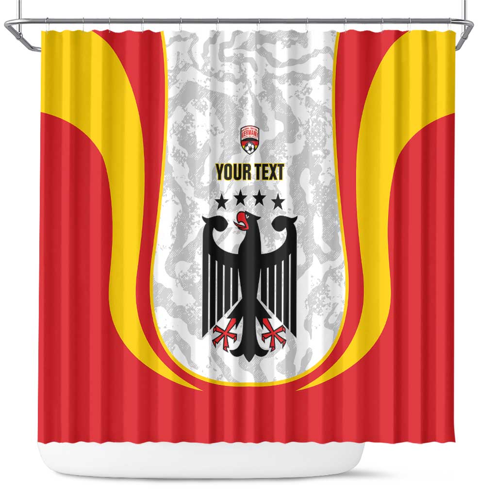 Custom Germany Football Shower Curtain 2026 Come On Die Nationalelf - Wonder Print Shop