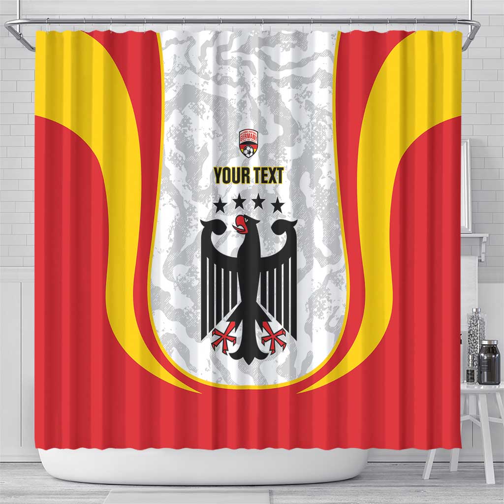 Custom Germany Football Shower Curtain 2026 Come On Die Nationalelf - Wonder Print Shop