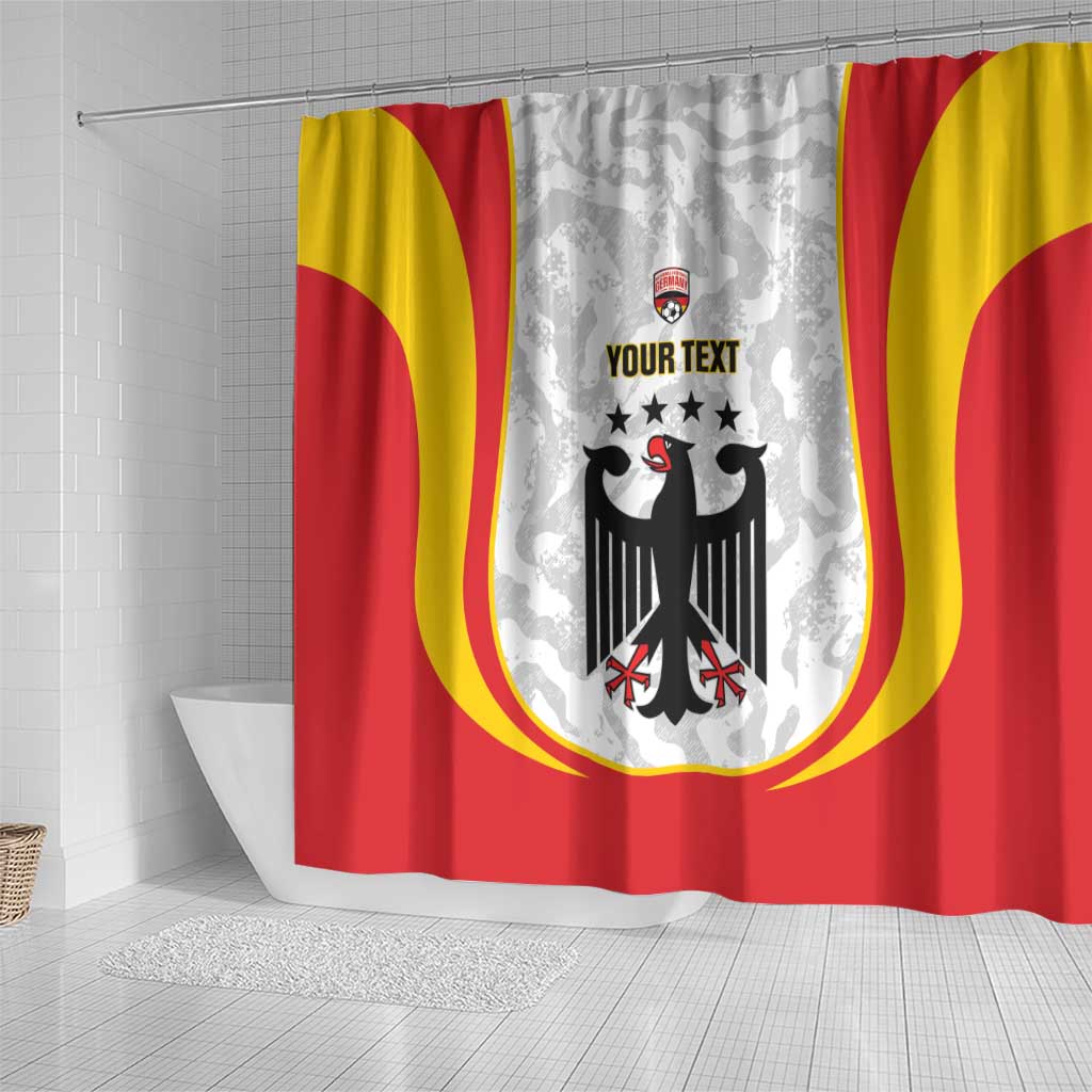 Custom Germany Football Shower Curtain 2026 Come On Die Nationalelf - Wonder Print Shop