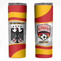Custom Germany Football Skinny Tumbler 2026 Come On Die Nationalelf - Wonder Print Shop