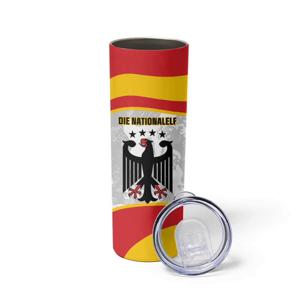Custom Germany Football Skinny Tumbler 2026 Come On Die Nationalelf - Wonder Print Shop