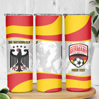 Custom Germany Football Skinny Tumbler 2026 Come On Die Nationalelf - Wonder Print Shop