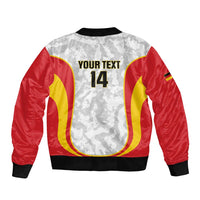 Custom Germany Football Sleeve Zip Bomber Jacket 2026 Come On Die Nationalelf - Wonder Print Shop