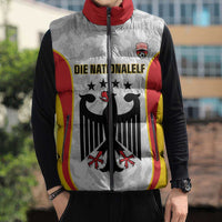Custom Germany Football Sleeveless Puffer Jacket 2026 Come On Die Nationalelf - Wonder Print Shop
