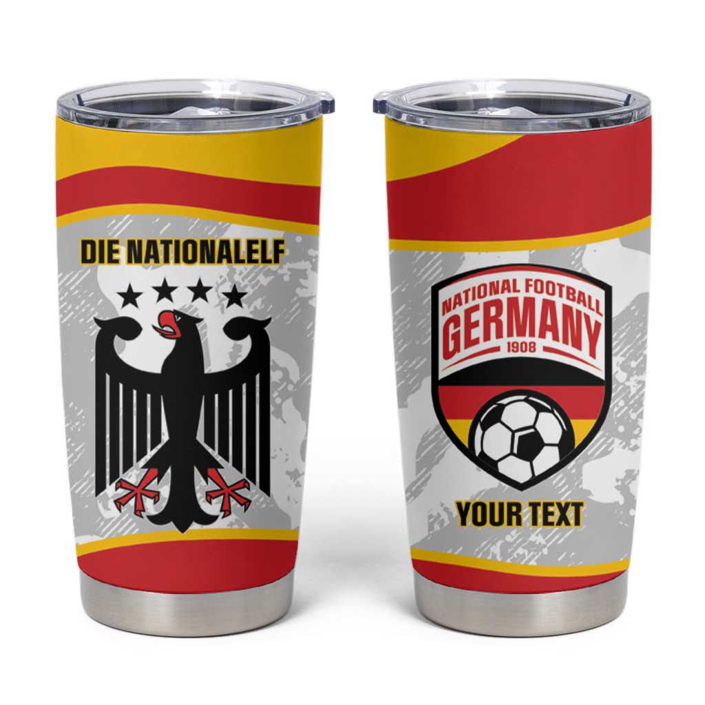 Custom Germany Football Tumbler Cup 2026 Come On Die Nationalelf - Wonder Print Shop