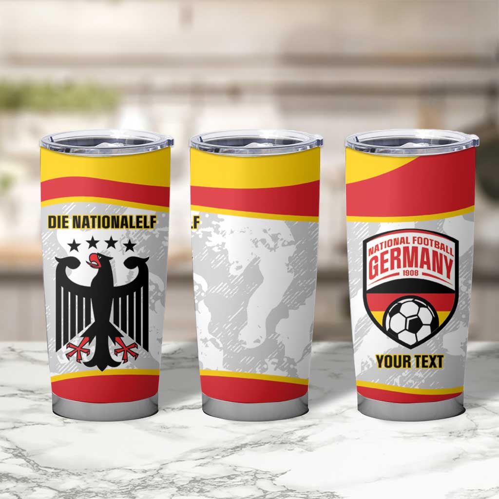 Custom Germany Football Tumbler Cup 2026 Come On Die Nationalelf - Wonder Print Shop
