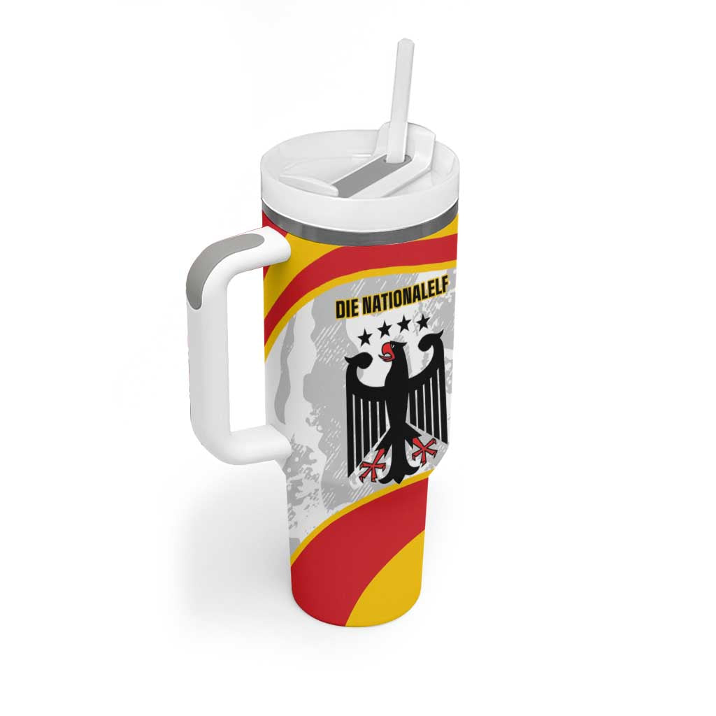 Custom Germany Football Tumbler With Handle 2026 Come On Die Nationalelf - Wonder Print Shop
