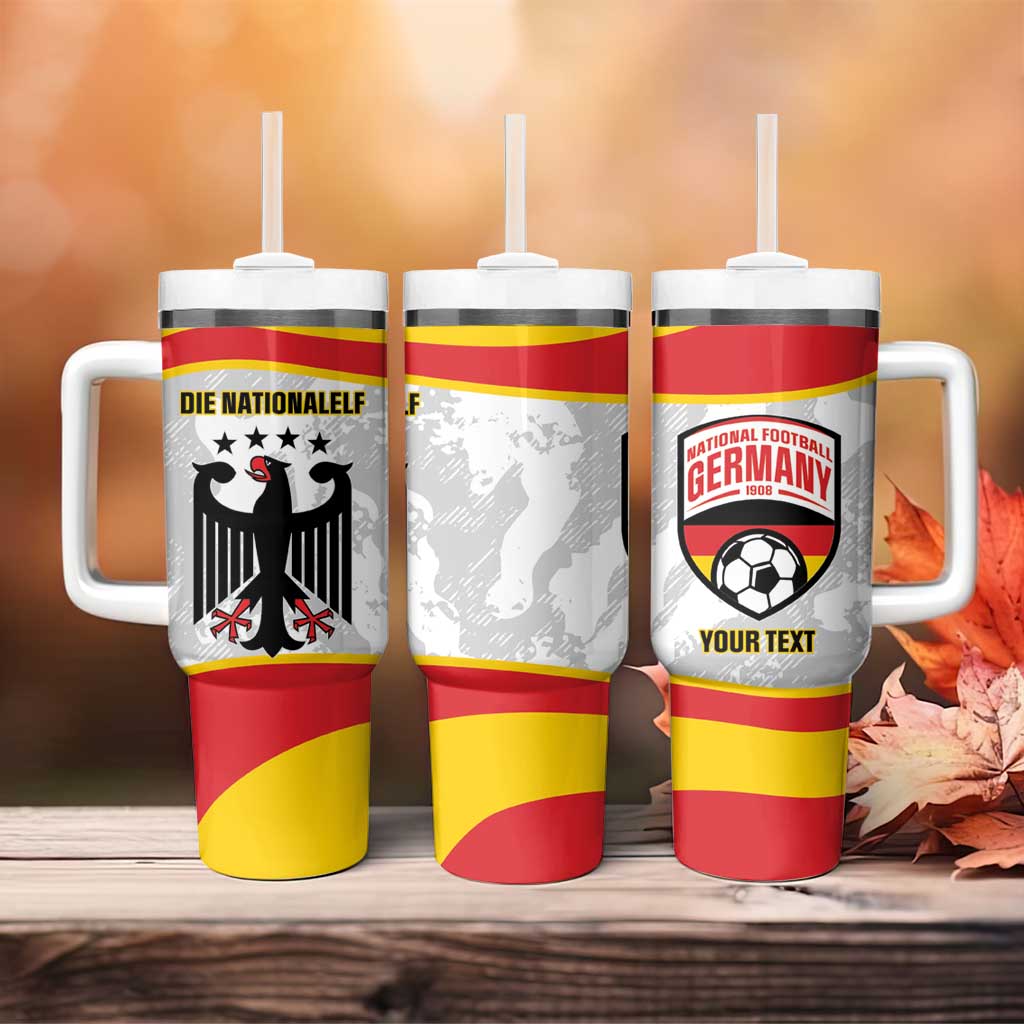 Custom Germany Football Tumbler With Handle 2026 Come On Die Nationalelf - Wonder Print Shop