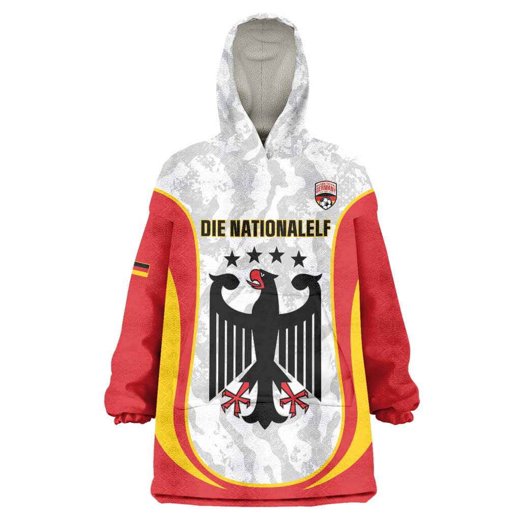 Custom Germany Football Wearable Blanket Hoodie 2026 Come On Die Nationalelf - Wonder Print Shop