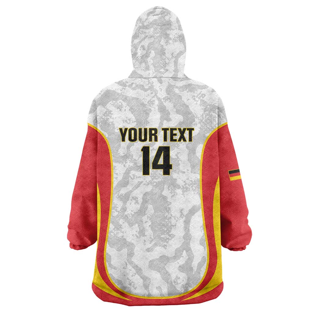 Custom Germany Football Wearable Blanket Hoodie 2026 Come On Die Nationalelf - Wonder Print Shop