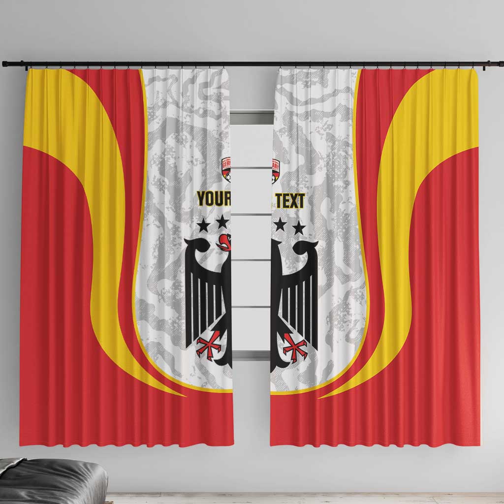 Custom Germany Football Window Curtain 2026 Come On Die Nationalelf - Wonder Print Shop