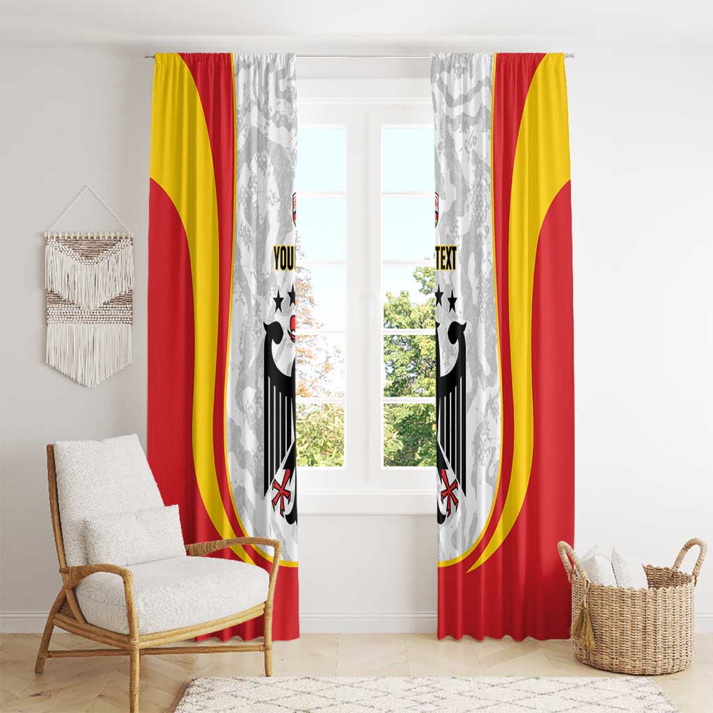 Custom Germany Football Window Curtain 2026 Come On Die Nationalelf - Wonder Print Shop