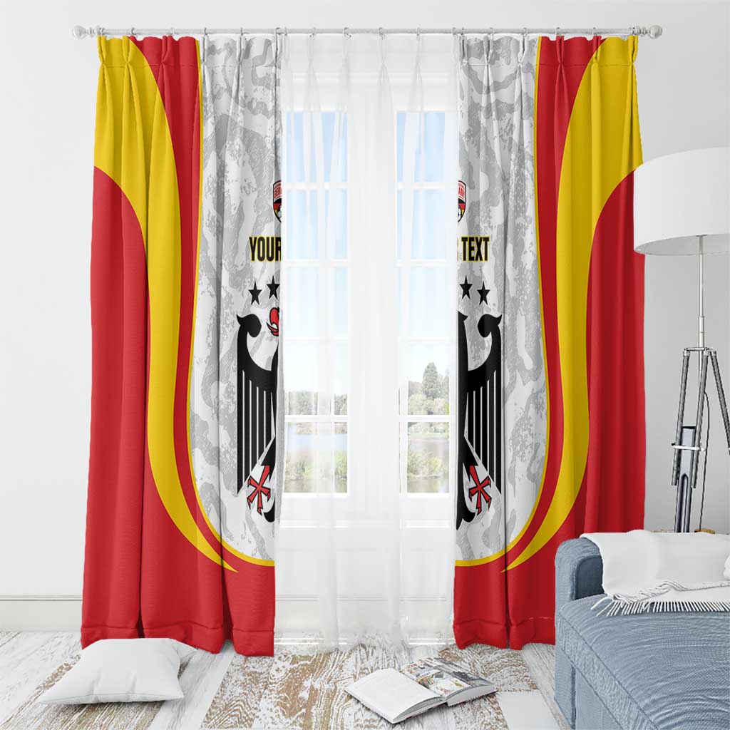 Custom Germany Football Window Curtain 2026 Come On Die Nationalelf - Wonder Print Shop