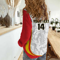 Custom Germany Football Women Casual Shirt 2026 Come On Die Nationalelf - Wonder Print Shop