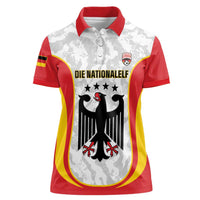Custom Germany Football Women Polo Shirt 2026 Come On Die Nationalelf - Wonder Print Shop