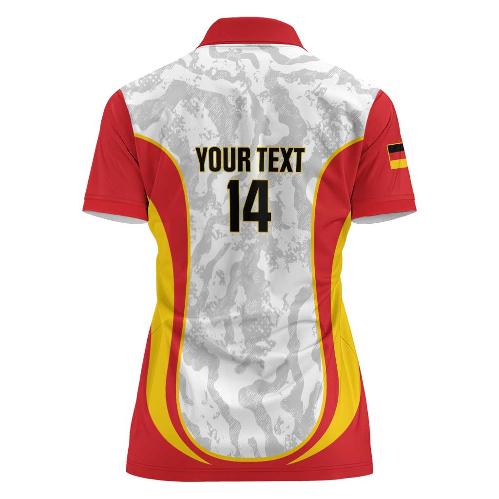 Custom Germany Football Women Polo Shirt 2026 Come On Die Nationalelf - Wonder Print Shop