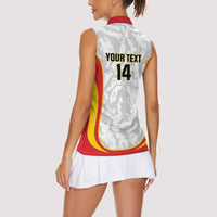 Custom Germany Football Women Sleeveless Polo Shirt 2026 Come On Die Nationalelf - Wonder Print Shop