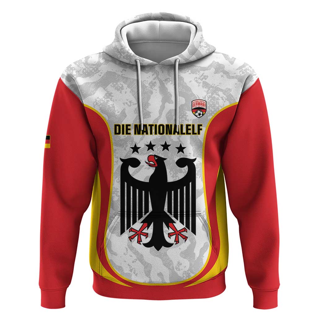 Custom Germany Football Zip Hoodie 2026 Come On Die Nationalelf - Wonder Print Shop