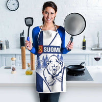 Finland Independence Day Apron Suomi 1917 Proud Flag Finnish Folk Pattern - Wonder Print Shop