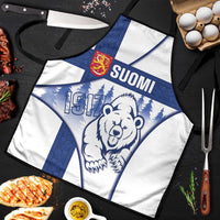 Finland Independence Day Apron Suomi 1917 Proud Flag Finnish Folk Pattern - Wonder Print Shop