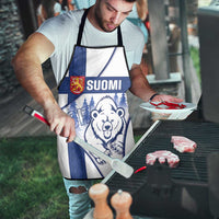 Finland Independence Day Apron Suomi 1917 Proud Flag Finnish Folk Pattern - Wonder Print Shop