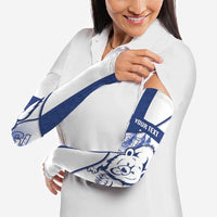 Personalised Finland Independence Day Arm Sleeves Suomi 1917 Proud Flag Finnish Folk Pattern - Wonder Print Shop