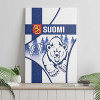 Finland Independence Day Canvas Wall Art Suomi 1917 Proud Flag Finnish Folk Pattern - Wonder Print Shop