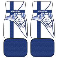 Personalised Finland Independence Day Car Mats Suomi 1917 Proud Flag Finnish Folk Pattern - Wonder Print Shop