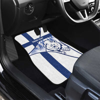 Personalised Finland Independence Day Car Mats Suomi 1917 Proud Flag Finnish Folk Pattern - Wonder Print Shop