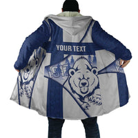 Personalised Finland Independence Day Cloak Suomi 1917 Proud Flag Finnish Folk Pattern - Wonder Print Shop