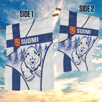 Finland Independence Day Garden Flag Suomi 1917 Proud Flag Finnish Folk Pattern - Wonder Print Shop