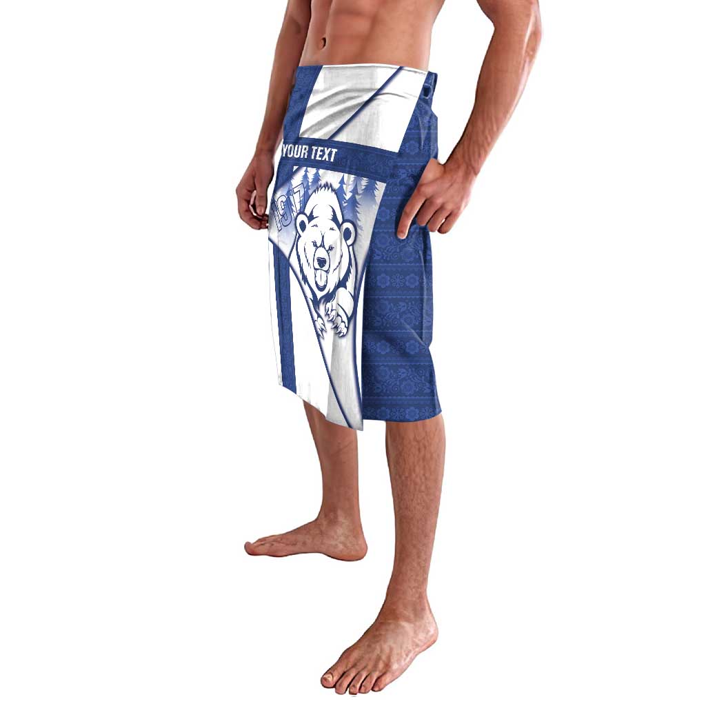 Personalised Finland Independence Day Lavalava Suomi 1917 Proud Flag Finnish Folk Pattern - Wonder Print Shop