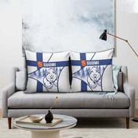 Finland Independence Day Pillow Cover Suomi 1917 Proud Flag Finnish Folk Pattern - Wonder Print Shop