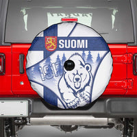 Finland Independence Day Spare Tire Cover Suomi 1917 Proud Flag Finnish Folk Pattern - Wonder Print Shop