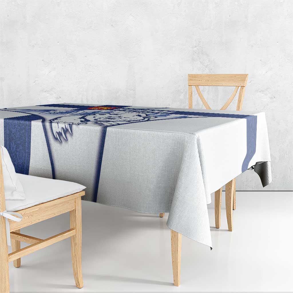Finland Independence Day Tablecloth Suomi 1917 Proud Flag Finnish Folk Pattern - Wonder Print Shop