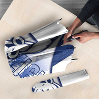 Finland Independence Day Umbrella Suomi 1917 Proud Flag Finnish Folk Pattern - Wonder Print Shop