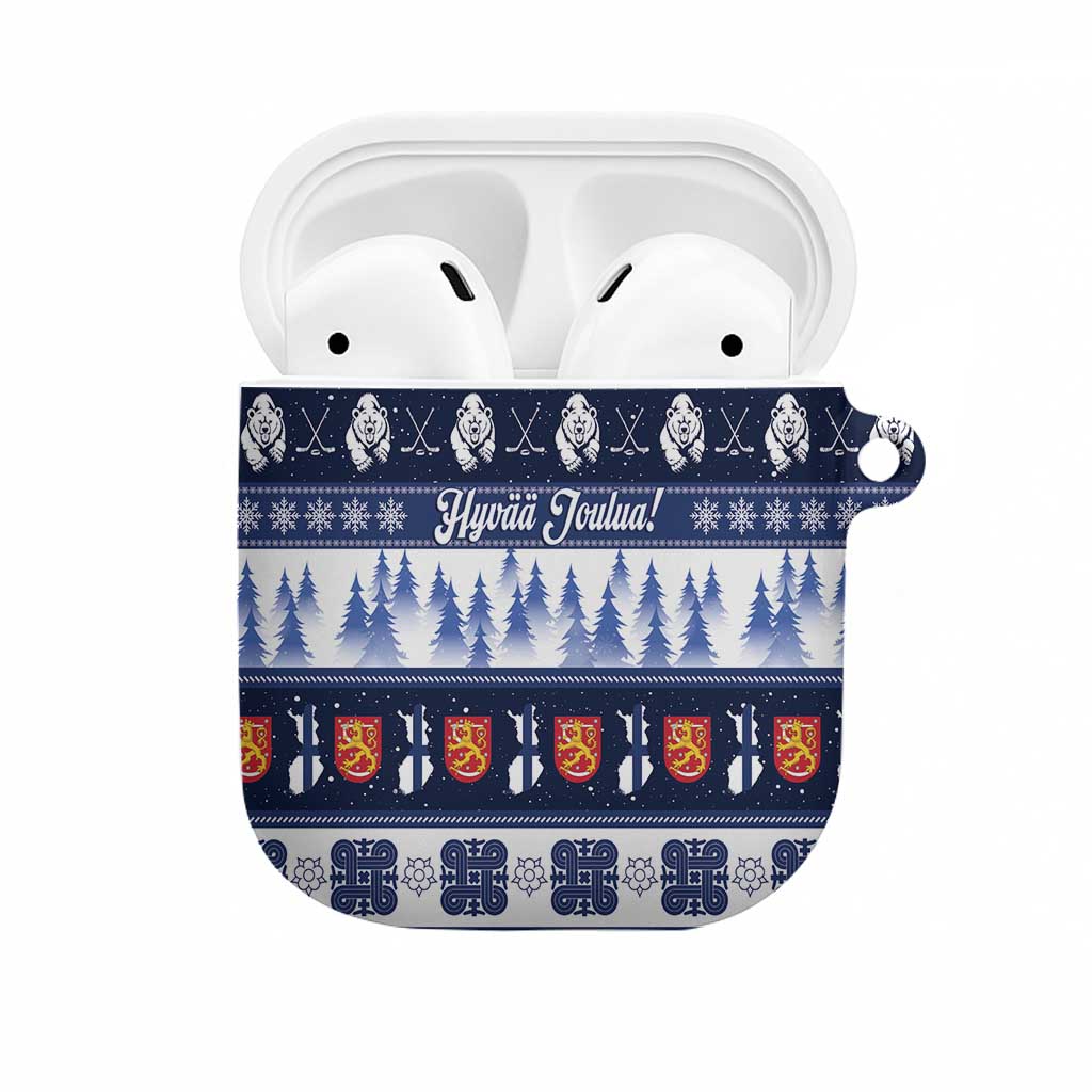 Finland Christmas AirPods Case Suomen Tasavalta Hyvaa Joulua - Wonder Print Shop
