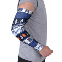 Finland Christmas Arm Sleeves Suomen Tasavalta Hyvaa Joulua - Wonder Print Shop