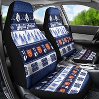 Finland Christmas Car Seat Cover Suomen Tasavalta Hyvaa Joulua - Wonder Print Shop
