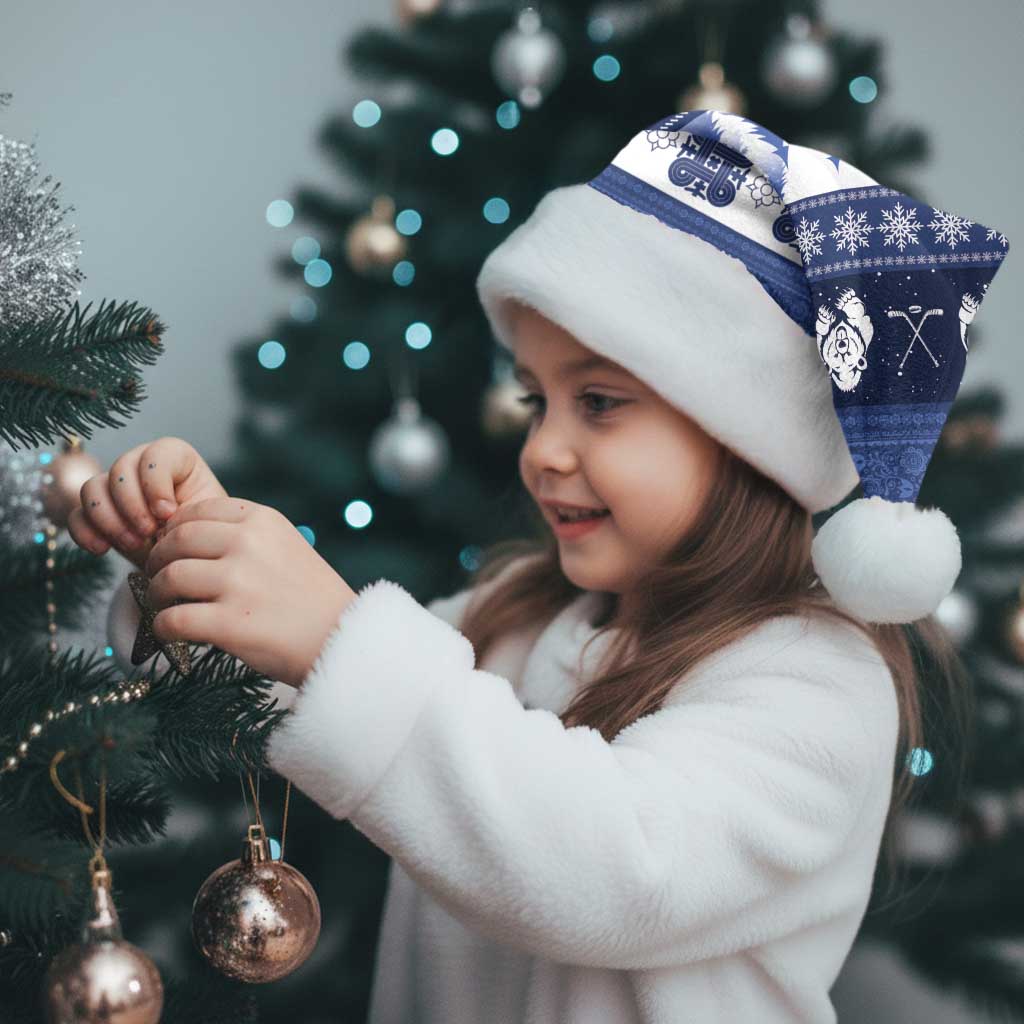 Finland Christmas Santa Hat Suomen Tasavalta Hyvaa Joulua - Wonder Print Shop