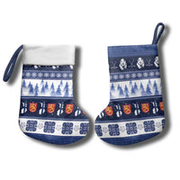 Finland Christmas Stocking Suomen Tasavalta Hyvaa Joulua - Wonder Print Shop