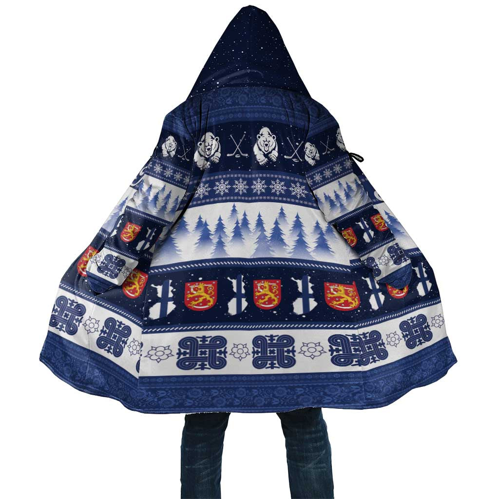 Finland Christmas Cloak Suomen Tasavalta Hyvaa Joulua - Wonder Print Shop