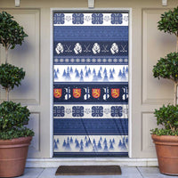Finland Christmas Door Cover Suomen Tasavalta Hyvaa Joulua - Wonder Print Shop