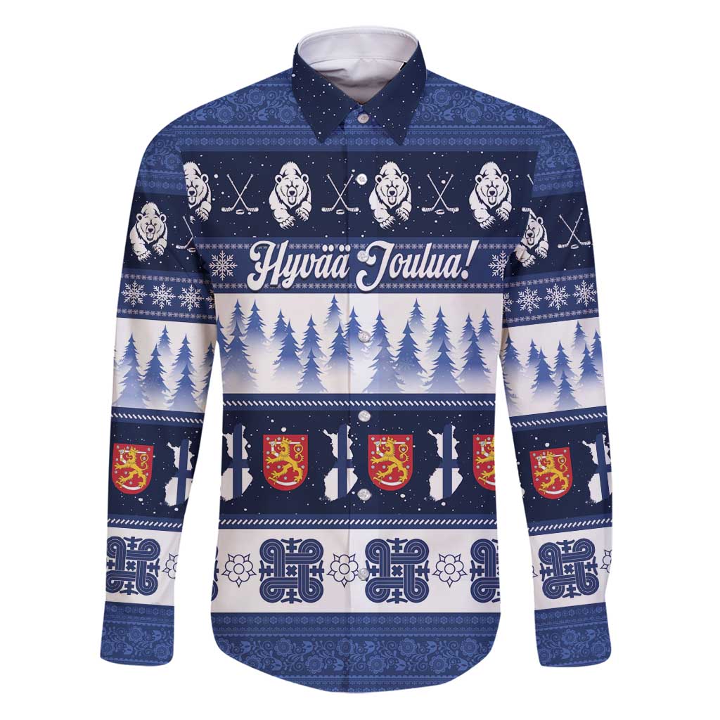 Finland Christmas Family Matching Puletasi and Hawaiian Shirt Suomen Tasavalta Hyvaa Joulua - Wonder Print Shop
